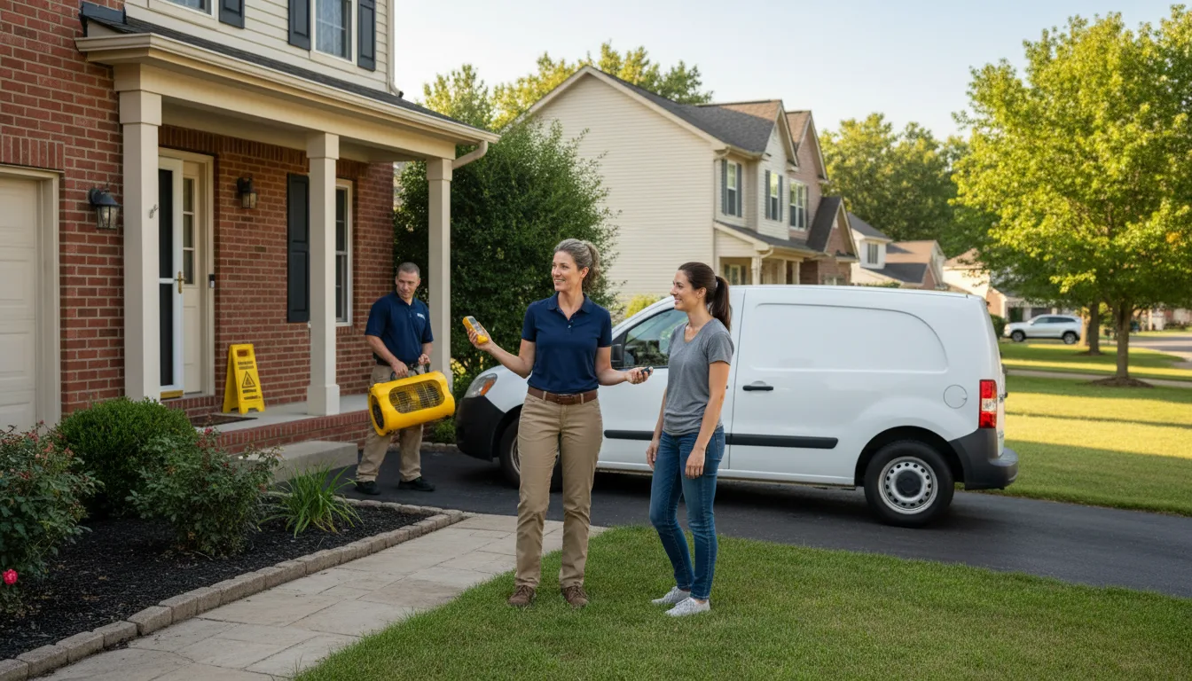 Residential water damage restoration in Rico, CO